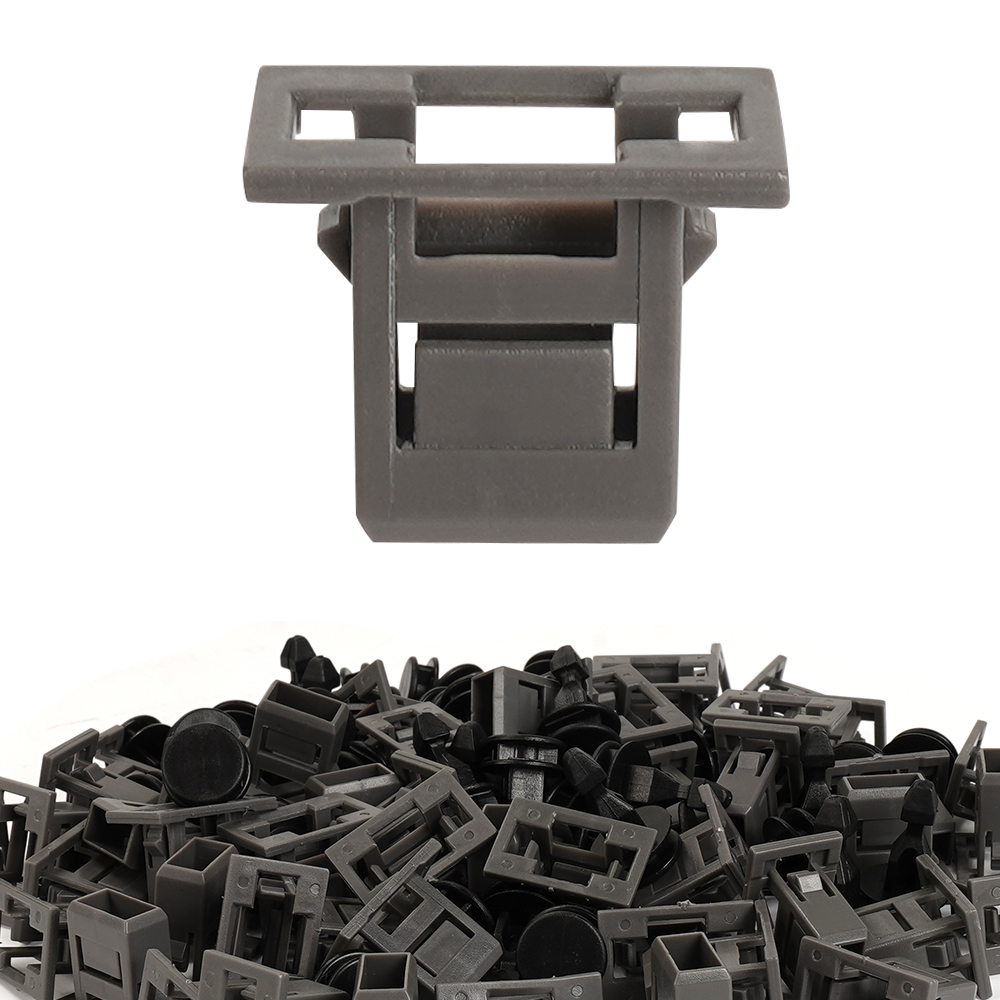 QGZ372, серая панель автомобильной двери, обшивка крыла, бампера, нейлоновые пластиковые автомобильные зажимы, крепление для Honda