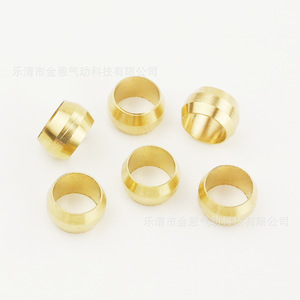 ปลอกแหวนล็อคทองเหลือง Din6799 อุปกรณ์เสริมข้อต่อแบบเสียบเข้าขนาดเมตริก - Product Image 3