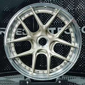 Jantes JJS Forgées pour Voitures Particulières 5x112 5x114.3 5x120 16 <span class=keywords><strong>17</strong></span> 18 19 20 21 22 23 24 Pouces, Style BMW Alpina E39 E38 E32 E60 - Product Image 1