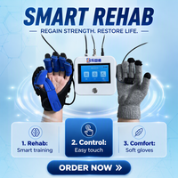 Équipement intelligent de rééducation pour hémiplégie post-AVC : Gants robotiques électriques pour l'exercice des doigts et la thérapie de la main, certifiés ISO