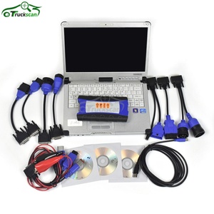 Nhiệm vụ nặng nề xe tải chẩn đoán công cụ quét dữ liệu USB liên kết 125032 Tester + cf19 máy tính xách tay - Product Image 1