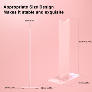 Wholesale Vr Headset Rgb Stand Onikuma St-01 <strong>Pink</strong> Usb Headphone Stand Portable Headphones Ps5 Headset Holder for <strong>Desk</strong> - Product Image 4