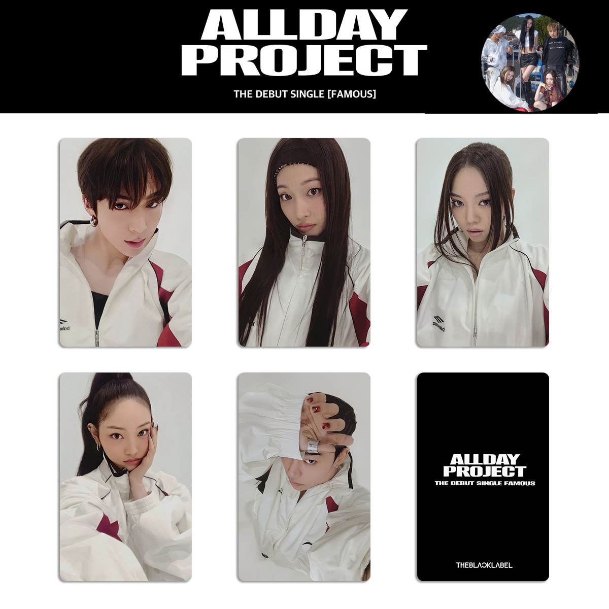 Kpop ALLDAY PROJECT Album Card - Famous Debut Annie Tarzan