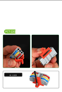 Terminal <span class=keywords><strong>de</strong></span> conector eléctrico naranja <span class=keywords><strong>de</strong></span> 2 vías, conector y terminal <span class=keywords><strong>de</strong></span> conector <span class=keywords><strong>de</strong></span> 2 vías, <span class=keywords><strong>de</strong></span> longitud - Product Image 2