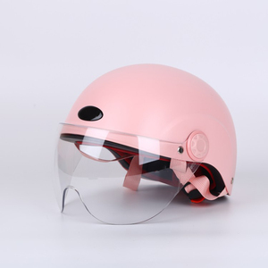 Sản xuất xe máy Mũ bảo hiểm Cổ Điển Retro nửa mặt động cơ cưỡi đầu bảo vệ ABS xe máy Mũ bảo hiểm - Product Image 3