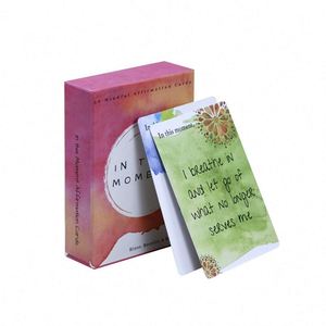 Outil portable anti-stress : Cartes d'affirmation pour la relaxation et la méditation quotidienne guidée, avec logo personnalisé - Product Image 1