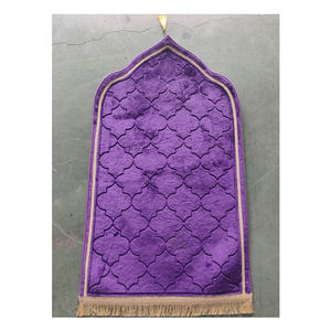 Fabrik Direkt vertrieb Großhandel Muslim geprägte Anbetung Decke Gebets matte Islamischer Gebets teppich - Product Image 4