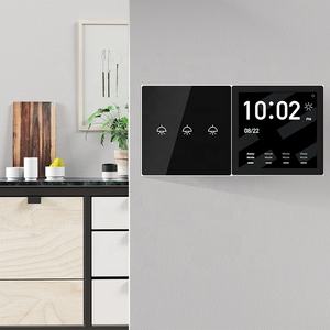 Interruptores de luz eléctrica para el hogar Calidad Reino Unido Control inteligente Homekit Interruptor táctil automático 240V Max. Voltaje 16a Max. Panel de vidrio - Product Image 6