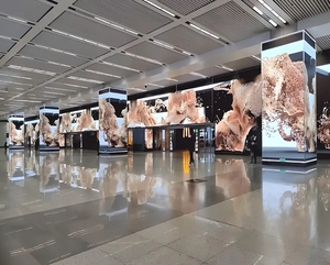 Doanh nghiệp xây dựng tiếp nhận hội trường bầu không khí tùy chỉnh màn hình LED HD sáng tạo pantalla Tuổi thọ dài quảng cáo <span class=keywords><strong>martix</strong></span> - Product Image 4