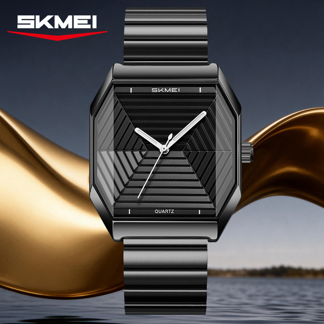 OEM ODM Factory Latest Version Luminous Quartz Waterproof Watch Stainless Steel Strap Minimalist Quartz Watches For Men