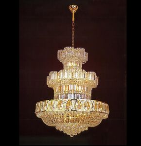 Finition or cristal <span class=keywords><strong>profolio</strong></span> luminaires pièces de rechange petit lustre lampe en cristal intérieur lustre doré en gros - Product Image 4