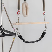 Cama Reformer Cadillac de Acero Multifuncional con Torre Completa y Mesa de Trapecio de Madera para Pilates y Ejercicio Corporal