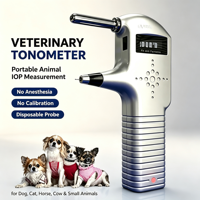 EURVET Veterinary Tonometer Portable Handheld Animal Eye Pressure Disposable Probe Prevent Infection Animal Pet IOP Measurement