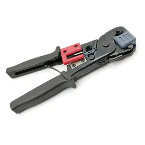 Network Modular Plug Connector Crimping Tool Ratchet HT-86 Cat 6 Cable Hand Tools