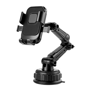 Car Phone Holder Suction Cup Aluminum Alloy Stable Windshield Mount Dashboard Support - Product Image 3