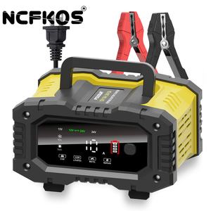 NCFKOS nuevo diseño 12V 24V 10A coche motocicleta camión vehículo agrícola arranque parada cargador de batería 12V/24V cargador inteligente - Product Image 2