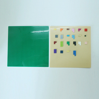 Plaques de base en gros compatibles avec toutes les grandes marques, petites plaques de construction compatibles avec les briques Lego, plaque de base 32X32