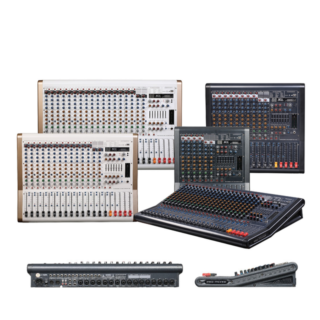 Professional RM Series Music Console 8/12/16/20/24 Channel Mixing with Built-in 24BIT Digital DSP Effect Controller