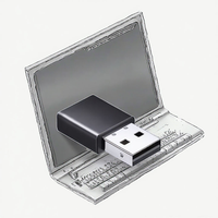 Receptor Inalámbrico USB Mini KTCU1 OMFox, Baja Latencia, Chip Qualcomm, Adaptador de Audio Inalámbrico APTX para Auriculares con Controlador PS4/Xbox