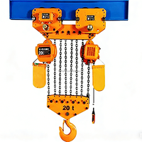Polipasto de Cadena Manual/Eléctrico Industrial de 16 Toneladas con Motor Silencioso para Elevación Eficiente en Talleres y Almacenes