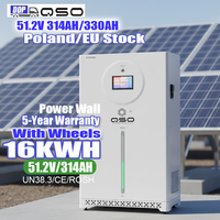 Batterie Lithium LiFePO4 16 kWh 48V, Pack de Batteries 15-16 kW, Stock UE DDP, 4Nrgy 51.2V 300Ah 314Ah