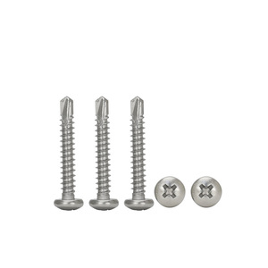 Chất lượng cao thép không gỉ 304 316 chéo Pan Đầu Gỗ tự khoan vít vít Phillips đầu tròn Tự Khai thác vít - Product Image 4