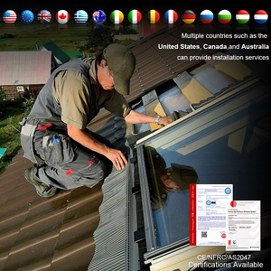 OEM điện có thể thu vào sân thượng tự động tuôn ra mái hệ thống cửa sổ mái Kính trượt kính cường lực thông minh trượt Skylight - Product Image 6