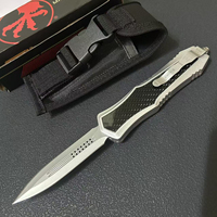 Couteau pliant tactique pour le camping en plein air, la pêche, la chasse, la défense personnelle, couteau à fruits durable, manche en alliage de zinc
