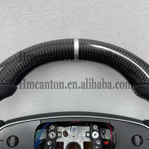 พวงมาลัยคาร์บอนไฟเบอร์แบบด้าน Alcantara สำหรับรถยนต์ Tesla Model 3 และ Model Y - Product Image 2