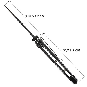 Cuchillo Plegable OEM Personalizado para Pedidos Pequeños, Hoja de 9 Pulgadas con Punta de Lanza, Línea Azul Patriótica, Bandera Americana de EE. UU., con Bloqueo Liner Lock - Product Image 2