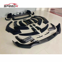 Pour Mercedes Benz X166 GLS fibre de carbone Brabus Style Kit de carrosserie lèvre avant garde-boue diffuseur becquet roue sourcil