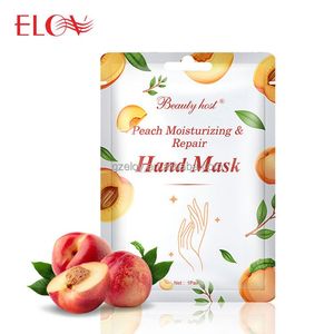Peach Hand Care Mask <b>Glove</b> Wholesales Moisturizing Nourishing Repairing Whitening Hand Mask - Product Image 6