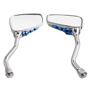 Espejo Retrovisor Lateral con Diseño de Calavera de 8mm y 10mm para Motocicletas, Scooters, Ciclomotores y Bicicletas Estándar - Product Image 2