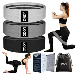 Bandas de Resistencia de Tela para Cadera, Juego de 3 Bandas de Ejercicio, Bandas de Entrenamiento de Fuerza para Hacer Ejercicio - Product Image 1