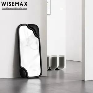 WISEMAX meuble nouvelle tendance décoration intérieure style INS contreplaqué côté large rectangle miroir pleine longueur miroir mural miroir de sol