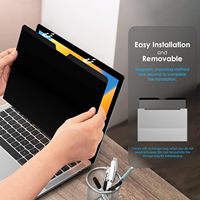 Film de protection magnétique et amovible pour ordinateur portable, noir, écran de protection pour MacBook Pro Air 13 14 15 16 pouces