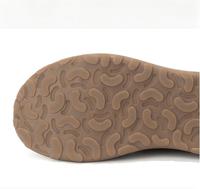 OEM ODM Grosir Sepatu Boots Kasual Platform Karet Anti Selip Kulit Asli Resleting Samping Hangat Musim Gugur Musim Dingin Pria Sepatu Boots Outdoor Setengah Tinggi