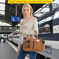 Großhandel Benutzerdefinierte Logo Multi-Taschen Canvas Utility Tragetasche mit Wasserflaschenfach Crossbody Schulter-Einkaufstasche für Frauen