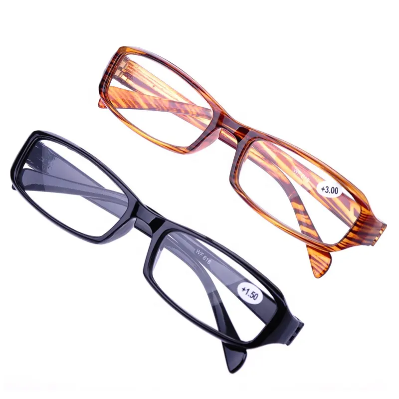 616 패션 독서 안경 금속 프레임 얼룩말 독서 안경 작은 독서 안경 근시