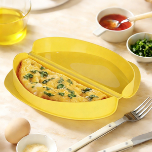 Molde Antiadherente para Huevos Fritos, Molde de Silicona para Hacer Omelettes Fáciles para el Desayuno, Molde para Cocinar Huevos en <span class=keywords><strong>Microondas</strong></span> - Product Image 1