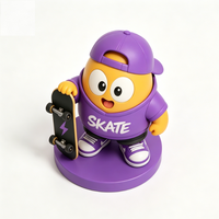 Figurines PVC 8,5 cm mignonnes SKATE VIBES en forme d'œuf, boîte mystère, jouets personnalisés amusants, collection d'art de designer, cadeau