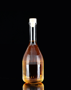 Bouteille en verre plate transparente vide moderne de 200 ml, 375 ml, 500 ml pour spiritueux, <span class=keywords><strong>vodka</strong></span>, whisky, gin, tequila, rhum, <span class=keywords><strong>cocktail</strong></span>, brandy - Product Image 1