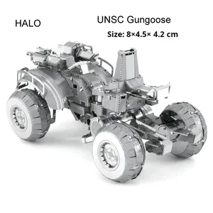 หมวกมาสเตอร์ชีฟจากเกม 3D Halo แบบโลหะ ตัวต่อแบบสามมิติ ของเล่น DIY ระดับนักสะสม 5 ดาว 50 ชิ้น ประกอบได้ภายใน 3 ชั่วโมง - Product Image 4
