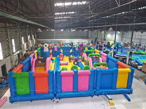 Trẻ Em Ngoài Trời Chơi Trò Chơi Giải Trí Công Viên Chủ Đề Inflatable Công Viên Trong Nhà Lâu Đài <span class=keywords><strong>Bouncy</strong></span> Inflatable Vui Vẻ Thành Phố Cho Bán - Product Image 2