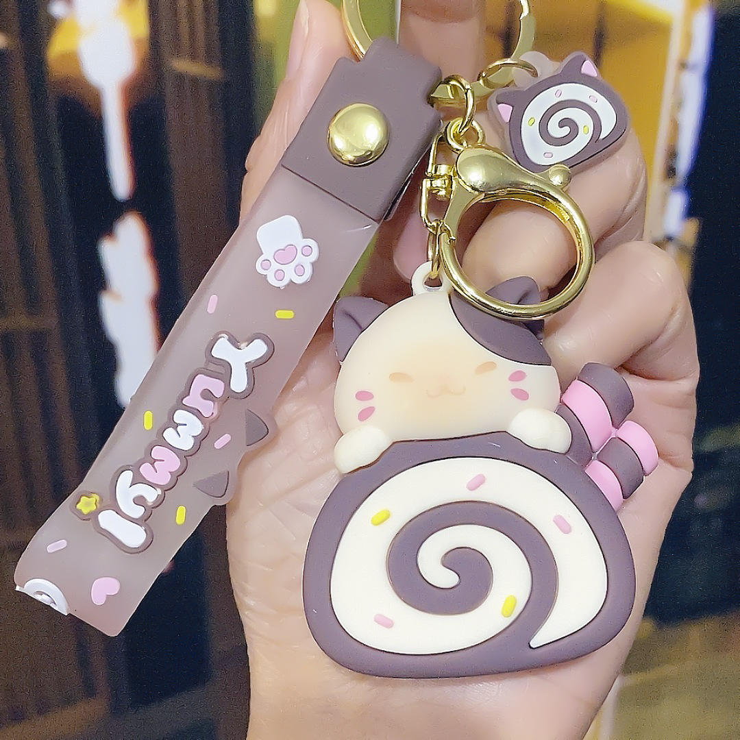 Cat Cake Roll - brown