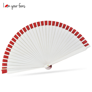 Abanico de madera plegable personalizado con impresión personalizada al por mayor, marco de abanico de mano, palos a granel, tela de mano <span class=keywords><strong>española</strong></span>, abanico de mano de madera - Product Image 3