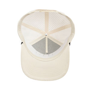 Nouveau modèle personnalisé perforé 5 panneaux nouvelle broderie White <span class=keywords><strong>Era</strong></span> Logo Sport Satin Cap - Product Image 3