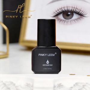 Colle à cils Pinky Leem de haute qualité, séchage rapide, vente en gros, imperméable, longue durée, colle à extensions de cils UV 2s - Product Image 1