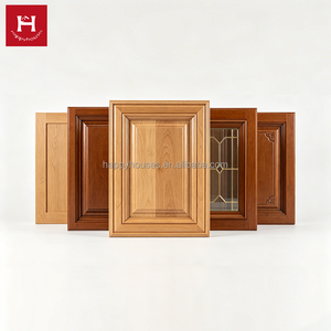 Happy Houses Luxury Customized Solid Wood Kitchen Cabinet <strong>Doors</strong> Arched Cathedral Style Traditional Raised Panel Villa Projects - Product Image 2