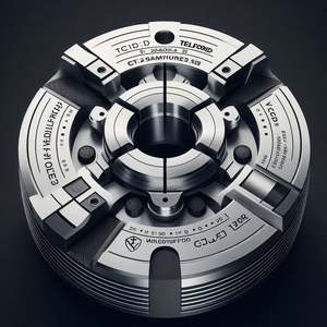 6/8/1012 אינץ 'מוצק 2/3/4/5/6 הלסת חשמל הידראולי כוח צ' אק מחרטה צ 'אק שמן הידראולי לחץ הידראולי גליל - Product Image 1